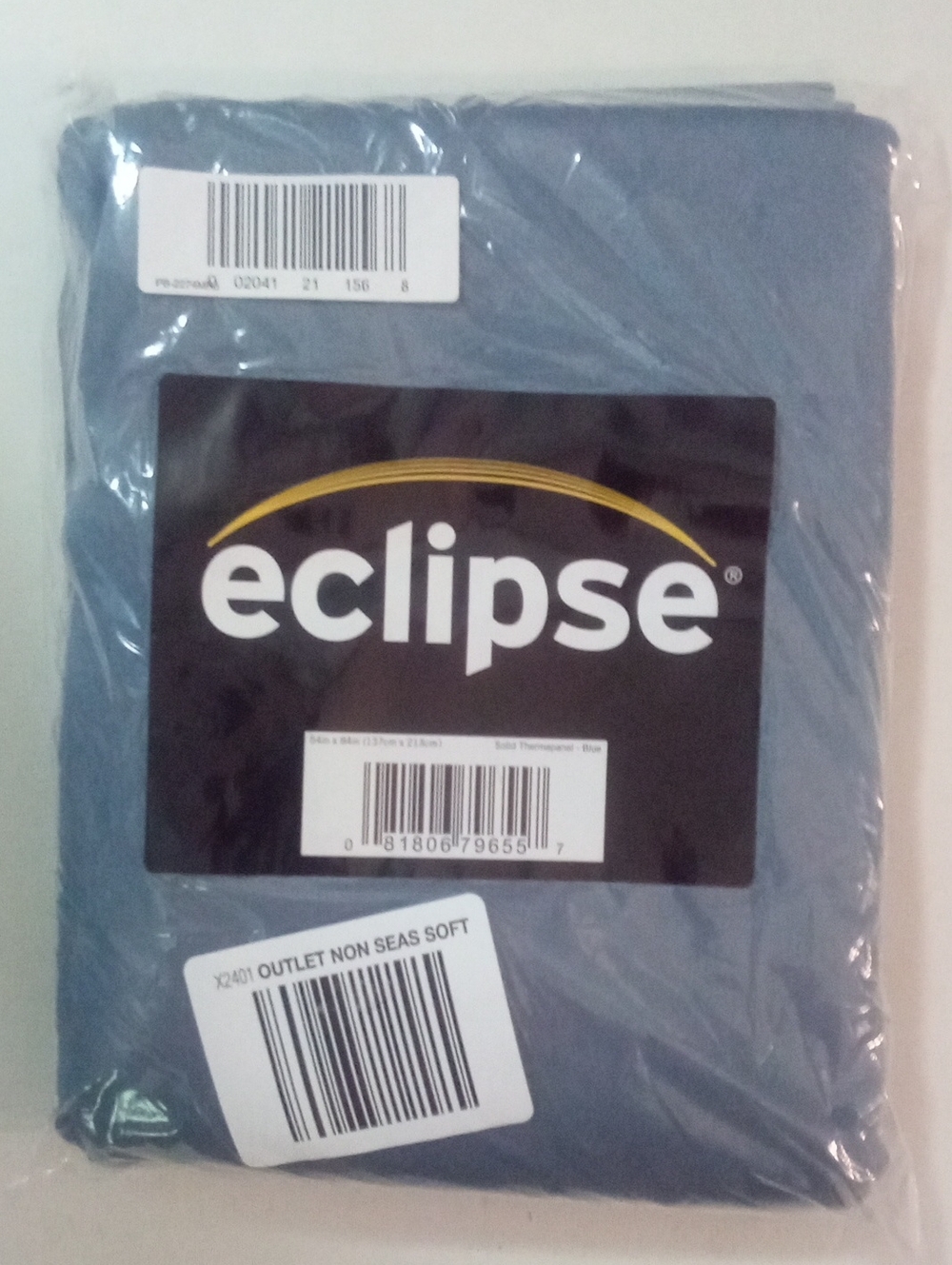 Eclipse Thermapanel Window Curtain 84" Rod Pocket NWT $35